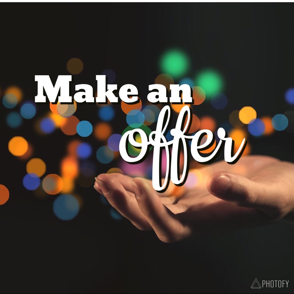 💗 the item but not the 💵? Make an offer!